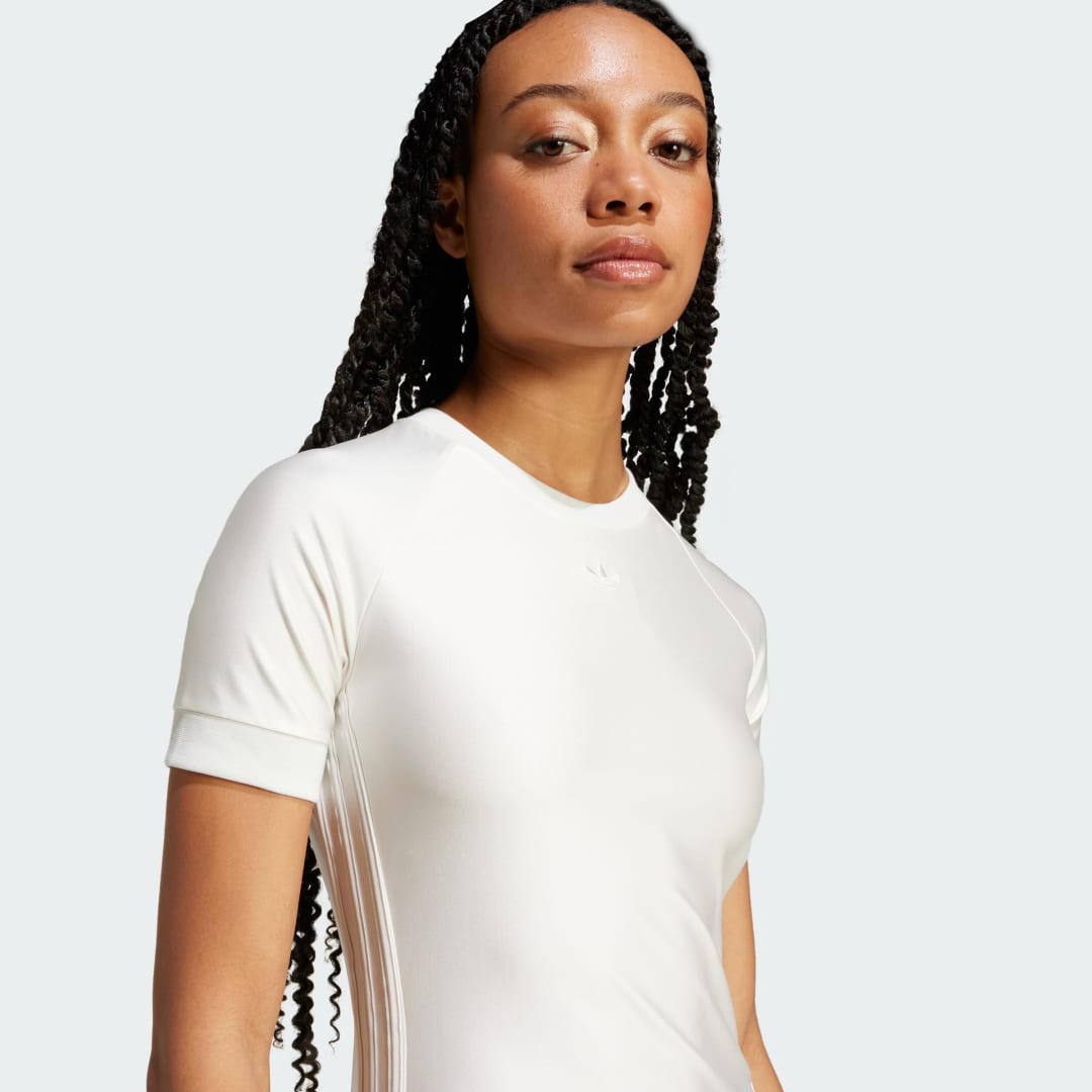 Adidas Ruched 3-Stripes Cali T-shirt Jurk