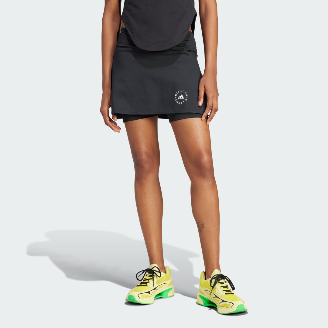 Adidas by stella mccartney Actieve Skort voor Vrouwen Black Dames