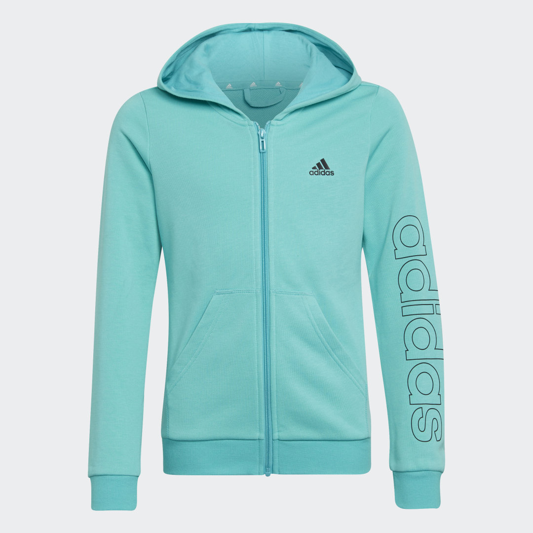 

Buzo con Capucha adidas Essentials Cierre Frontal Niño, Negro