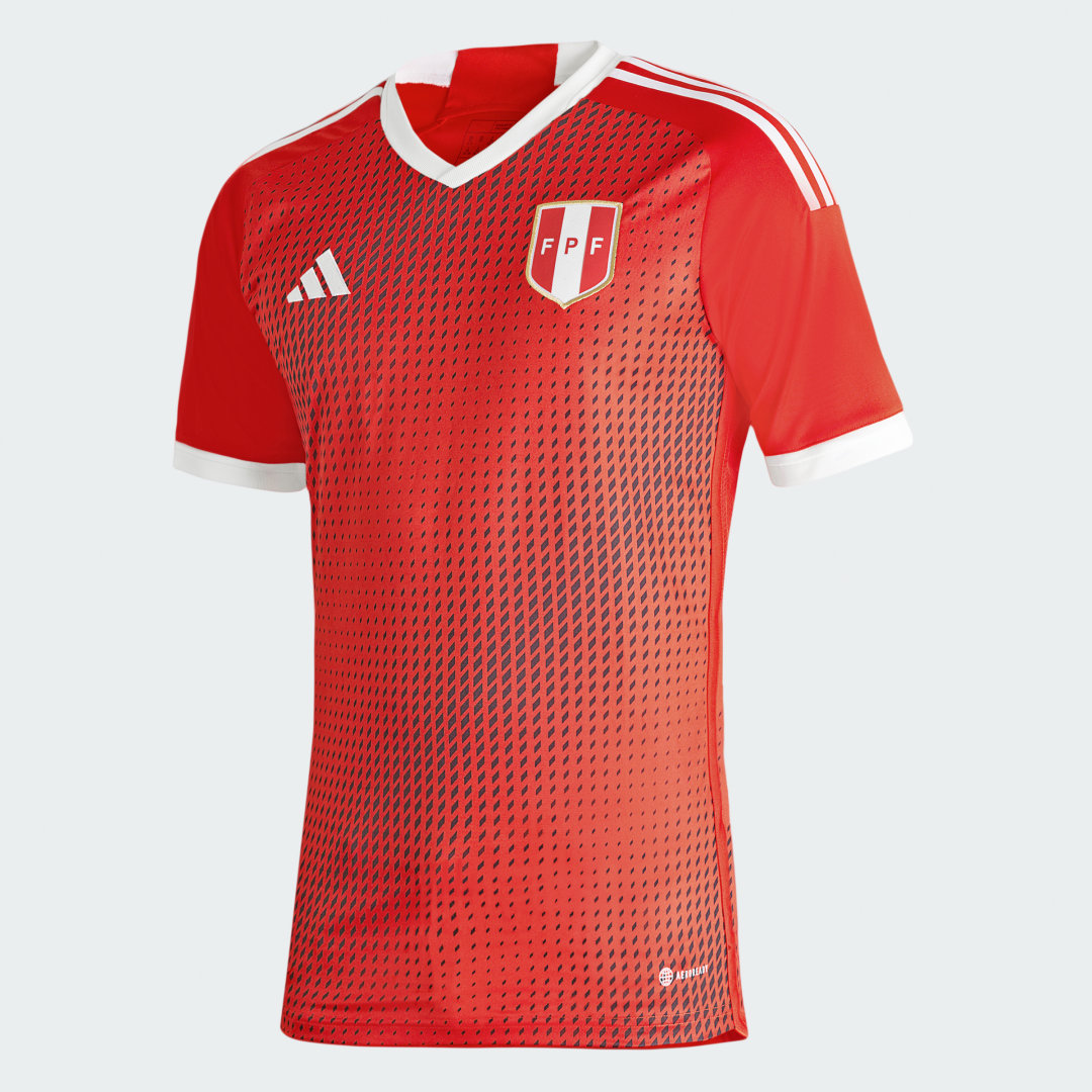 

adidas Camiseta Oficial de Visitante de la Selección Peruana 2023 Camiseta Oficial de Visitante de la Selección Peruana 2023 Hombre  - Hombre Fútbol, Rojo / blanco