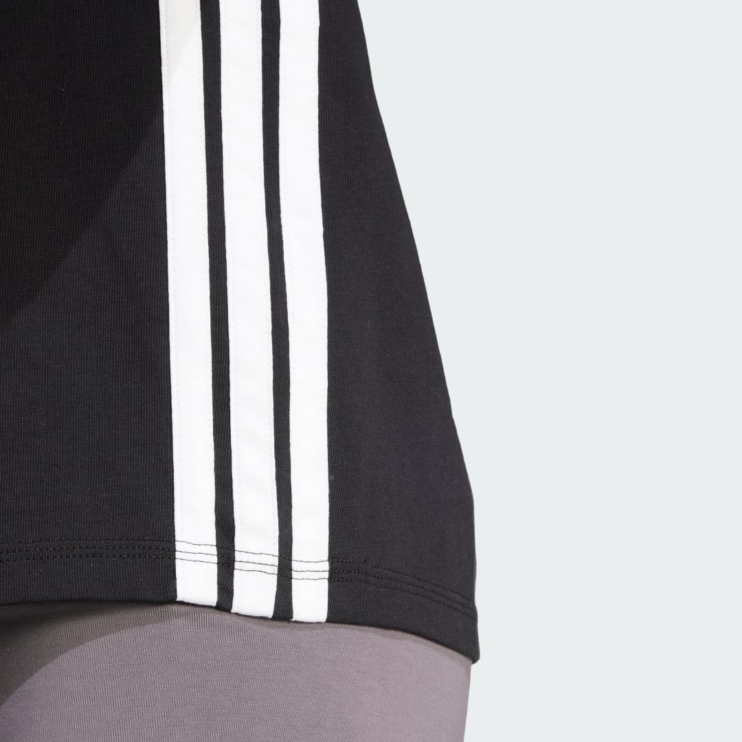 Adidas Essentials 3-Stripes Katoenen T-shirt