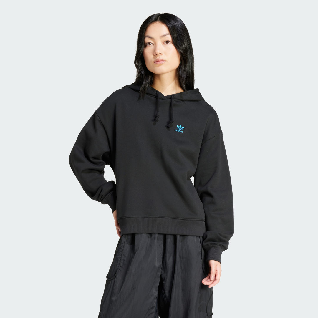 Adidas Originals Zwarte Hoodie Adibreak Sweater Black Dames