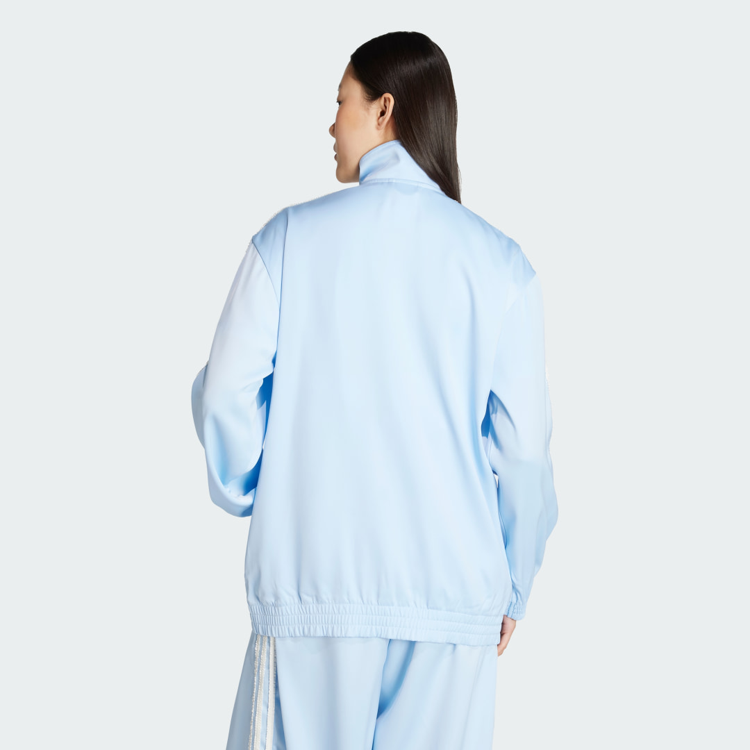 Adidas Originals Satin Firebird Trainingsjack Ruches 3-Stripes
