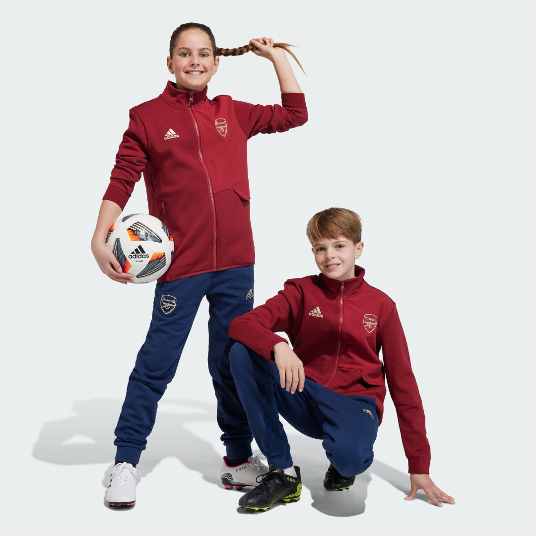 adidas Arsenal Anthem Jacket Craft Red XS Kids