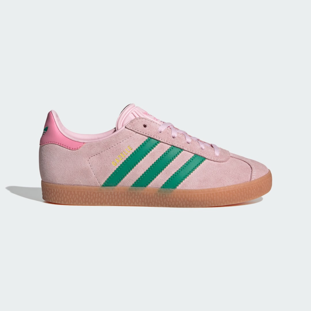 Adidas Gazelle sneaker Clear Pink / Court Green / Bliss Pink