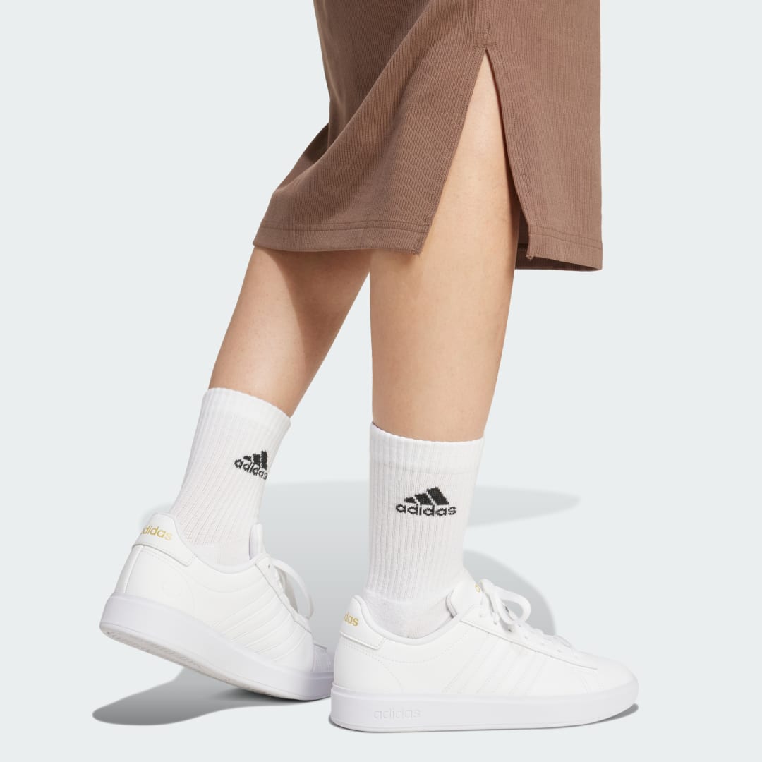 Adidas ALL SZN Rib Fitted Midi Jurk