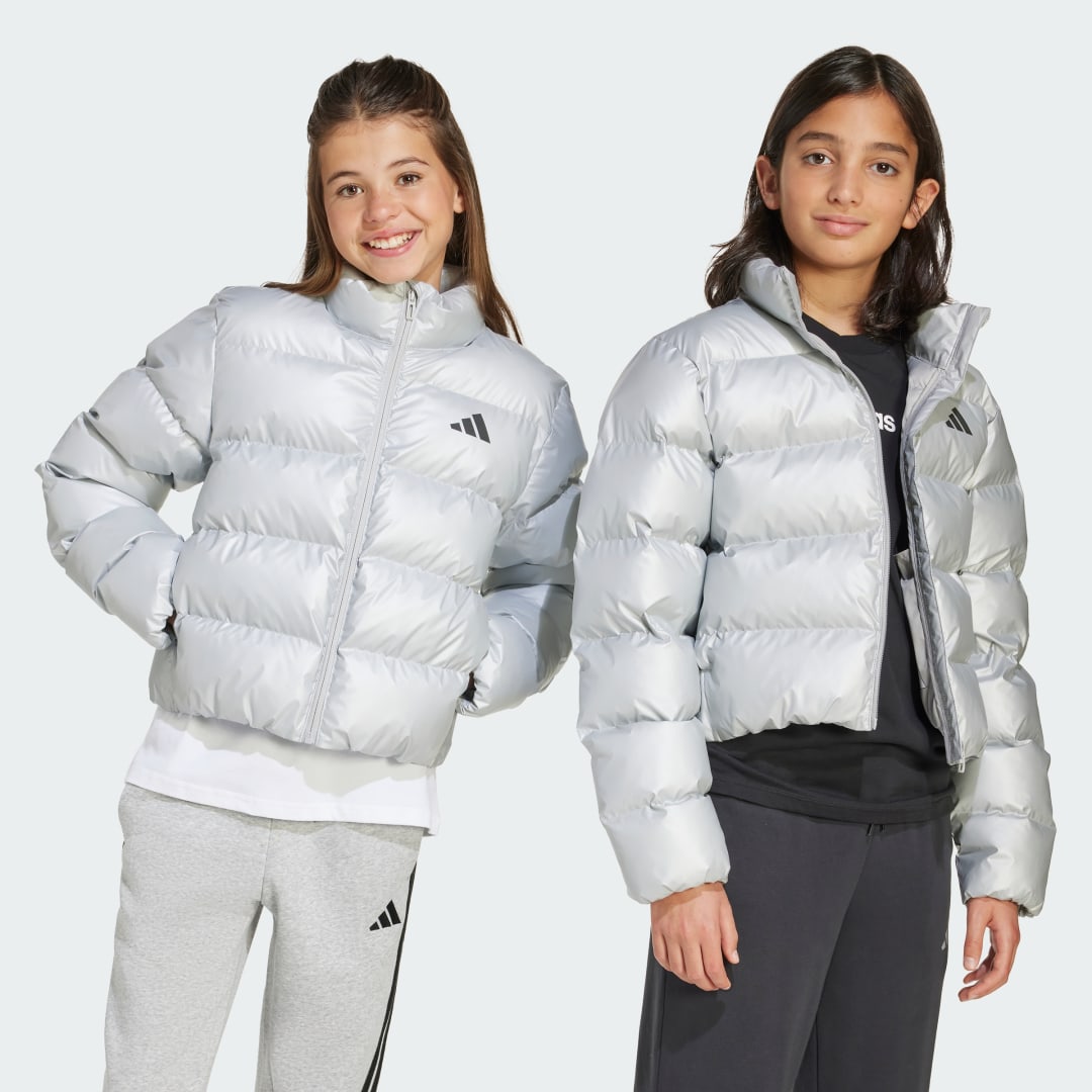 Adidas Synthetisch Glam Donsjack voor kinderen