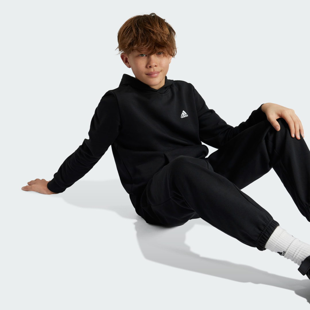 Adidas Essentials Small Logo Feel Cozy Fleece Hoodie Kids