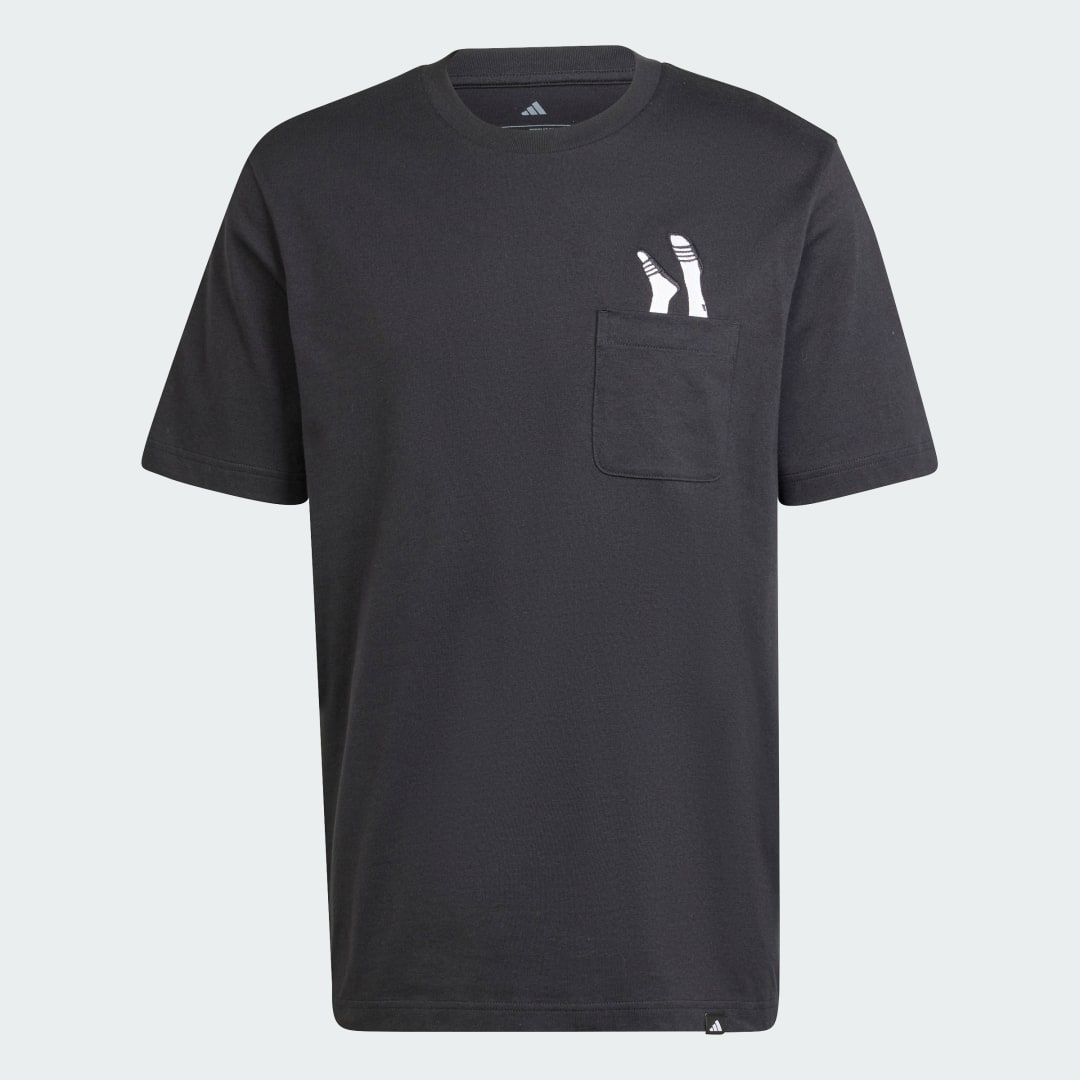 Adidas Lounge Slides Graphic Pocket T-shirt