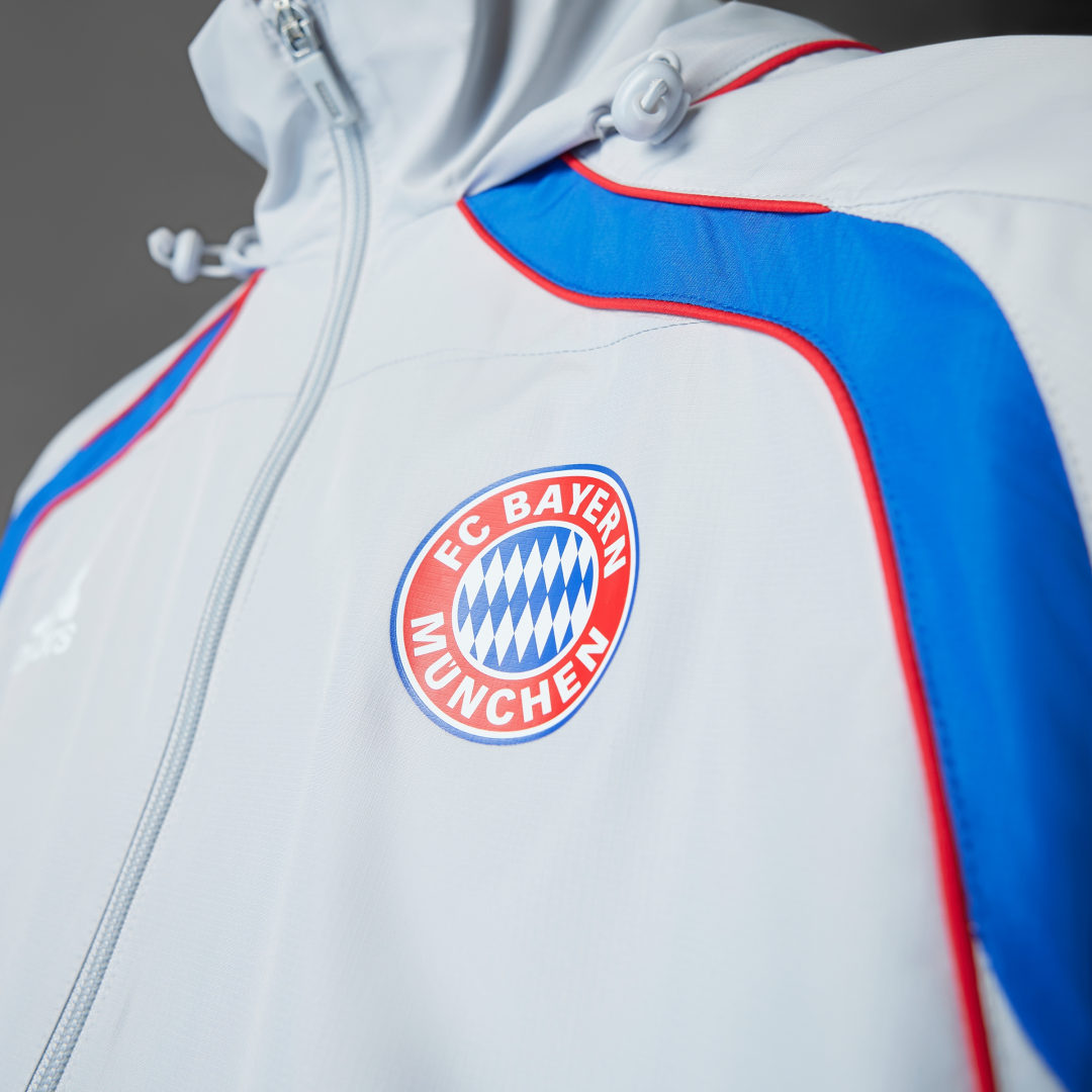 Ensembles de survêtement adidas Survêtement à capuche Bayern Munich Ubp Wb Tmlggr 202425 EU - vue 3