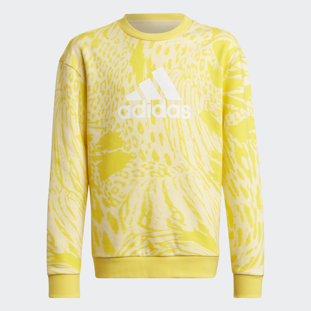 Sweat-shirt en coton ample imprimé animal Future Icons Hybrid