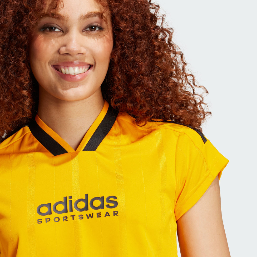 Adidas Tiro Cut 3-Stripes Crop Shirt