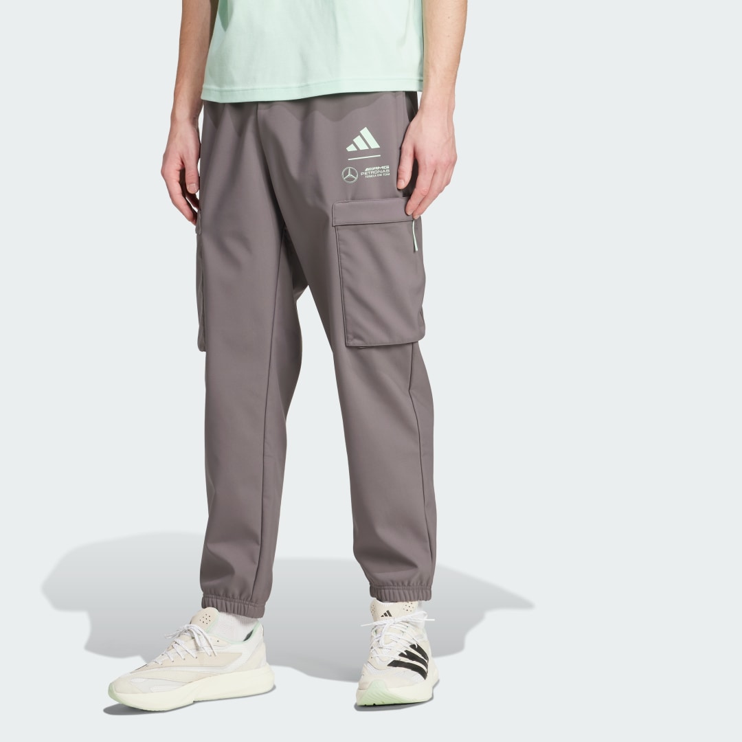 Adidas MERCEDES AMG PETRONAS FORMULA ONE TEAM PREMIUM WOVEN BROEK