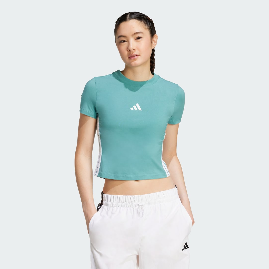 Adidas Essentials 3-Stripes Slim-fit Baby T-shirt
