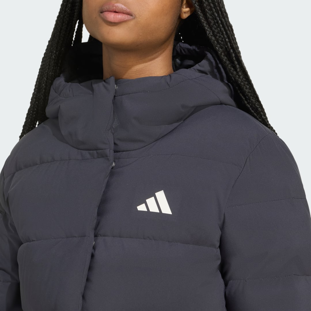 Adidas Helionic CLIMAWARM Donsjack met Capuchon
