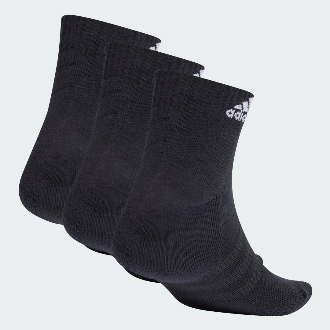 adidas Cushioned Sportswear Ankle Sock 3 Pairs, ankelsokker, unisex BLACK/WHITE
