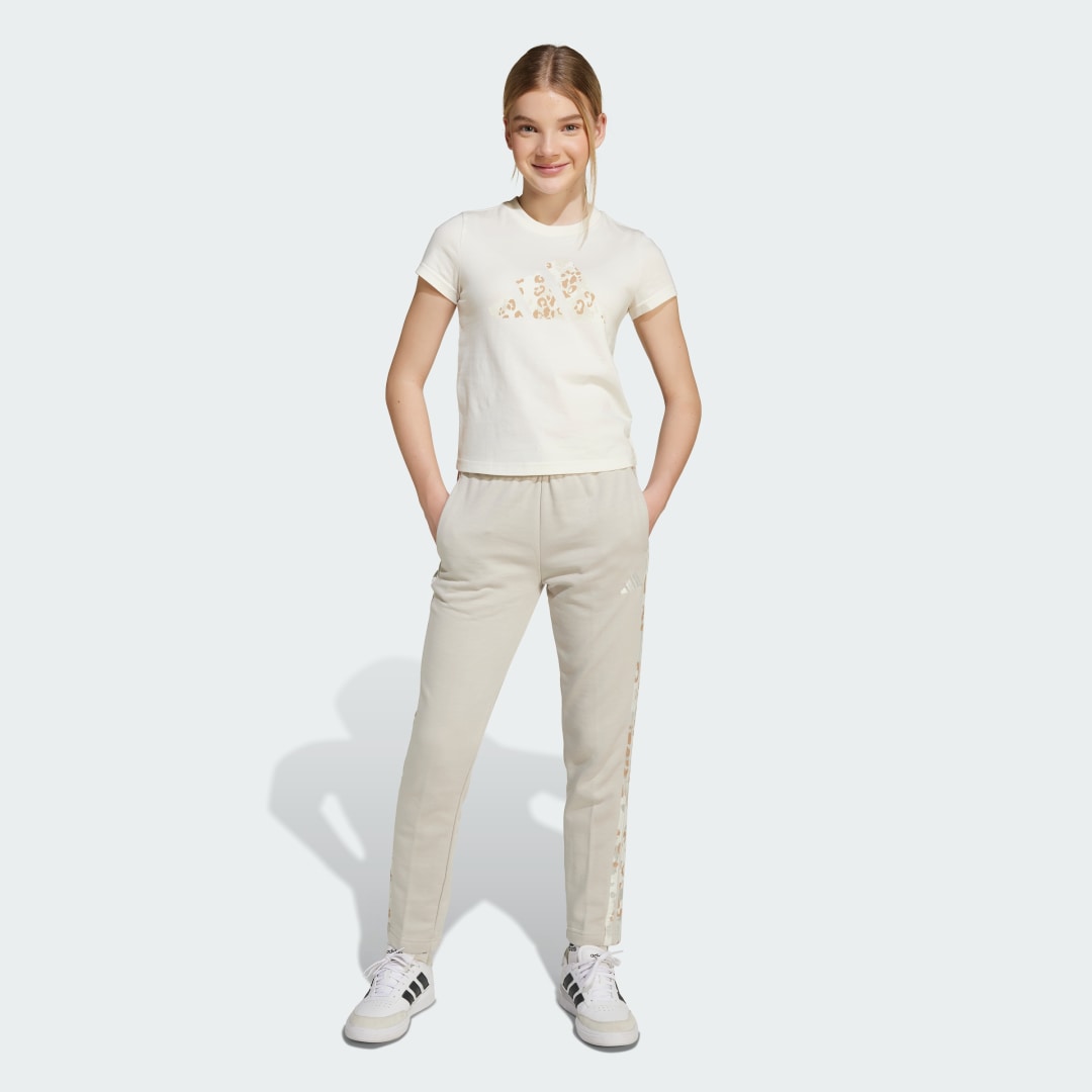 T shirt enfant adidas G anml sj bl t - vue 10