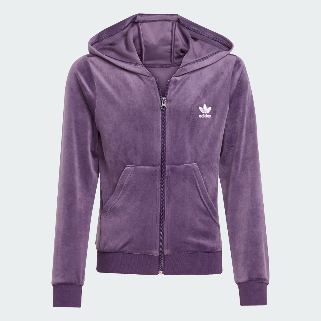 Adidas Velours Rits Hoodie