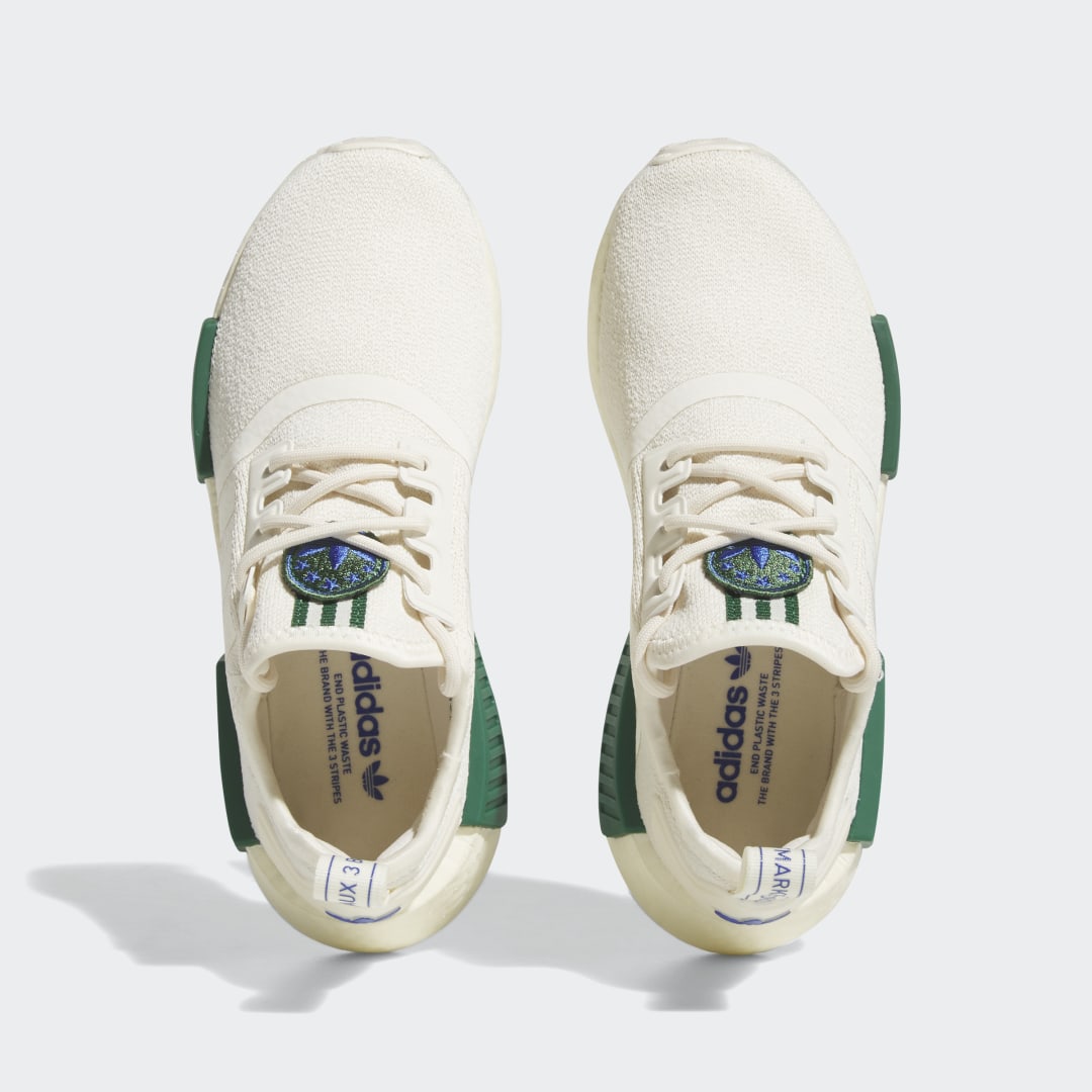 Adidas NMD sneaker Cream White / Cream White / Dark Green