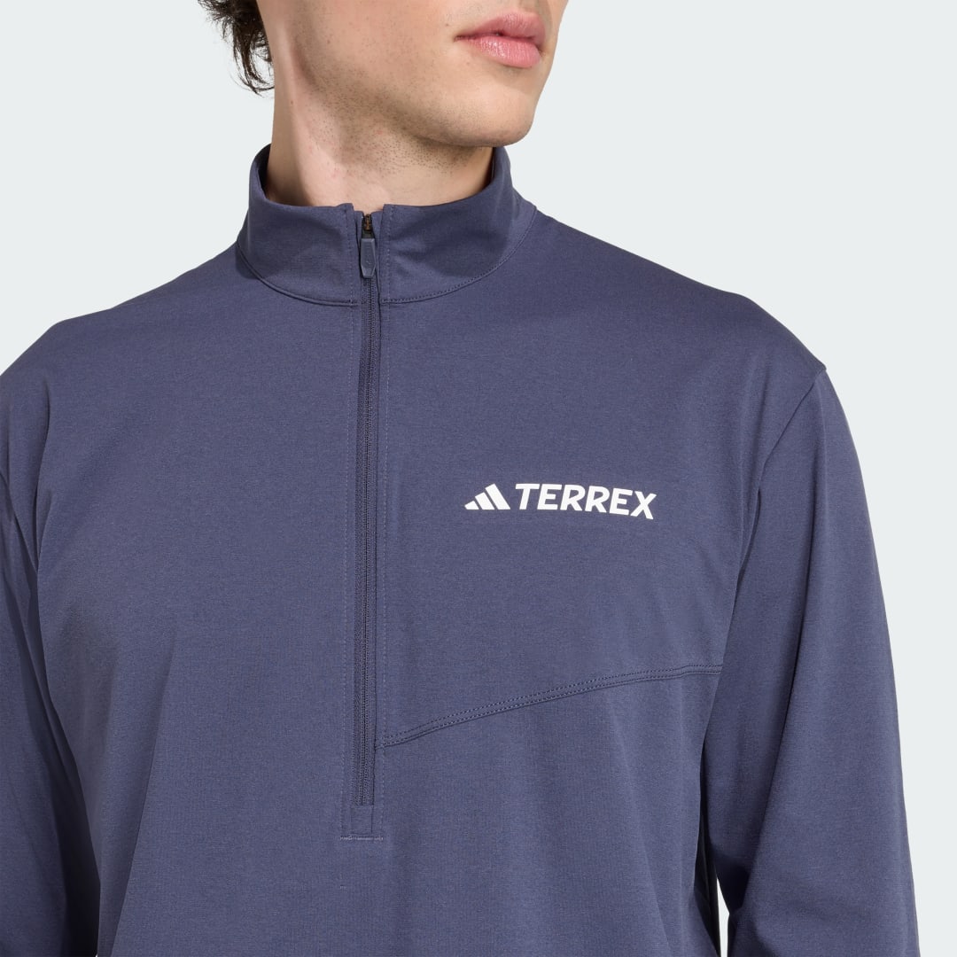 Adidas Terrex Multi Climacool Longsleeve met Halflange Rits