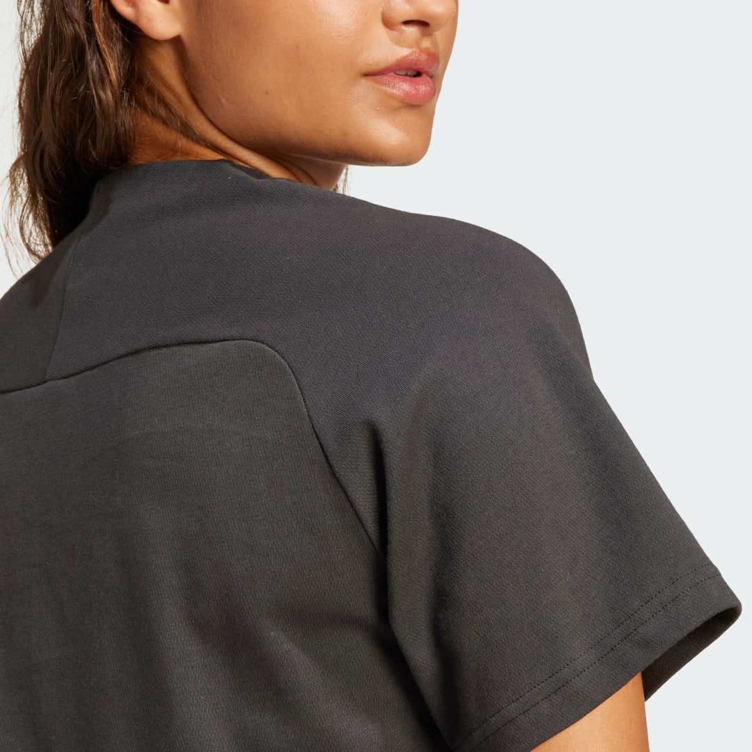 

adidas Playera Z.N.E. Mujer, Negro