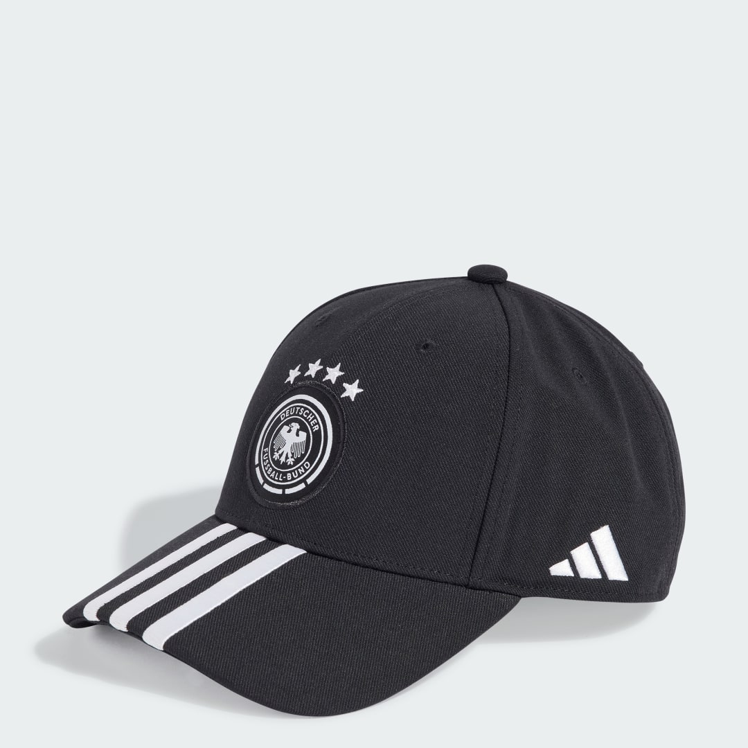 Image of adidas Germany Soccer Cap Black M/L - Soccer Hats