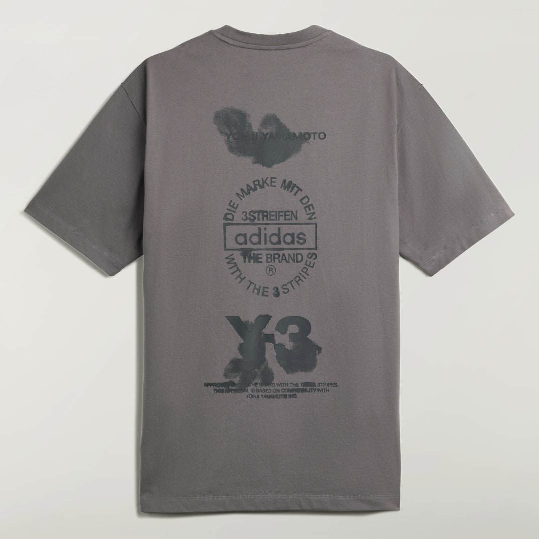 Adidas Y-3 Graphic T-shirt met Korte Mouwen