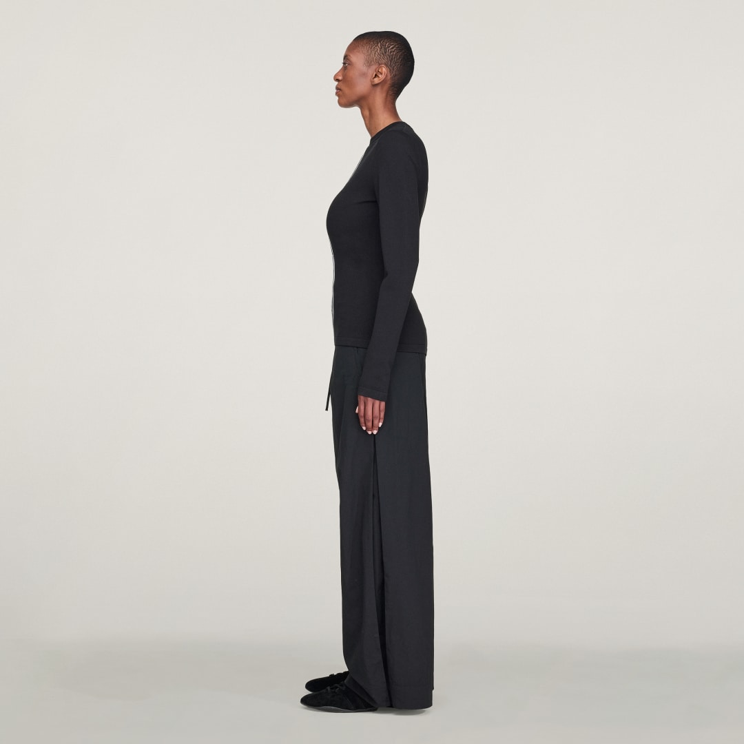 T shirt manches longues Y 3 3 Stripes - vue 2