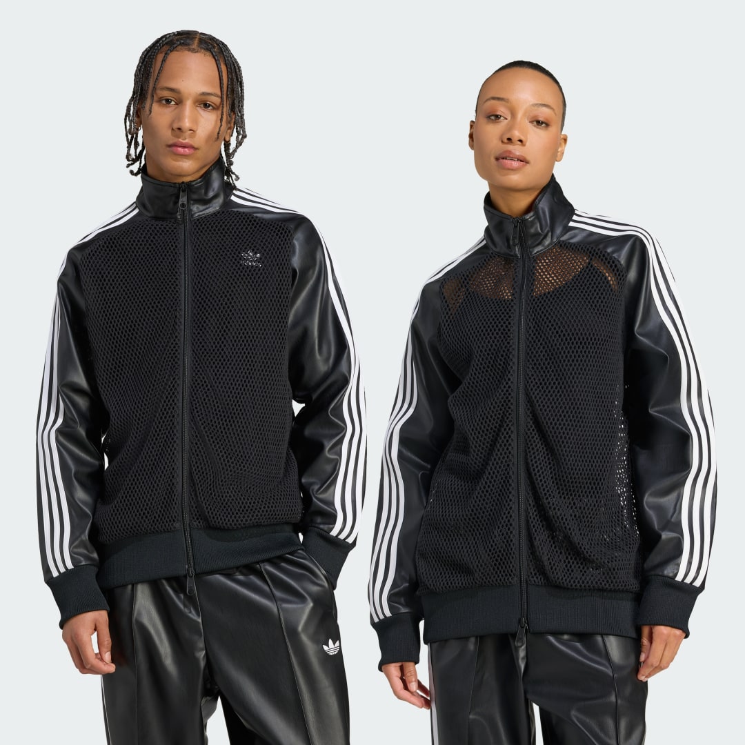 Adidas x Jeremy Scott Faux Leather Mesh Sportjack