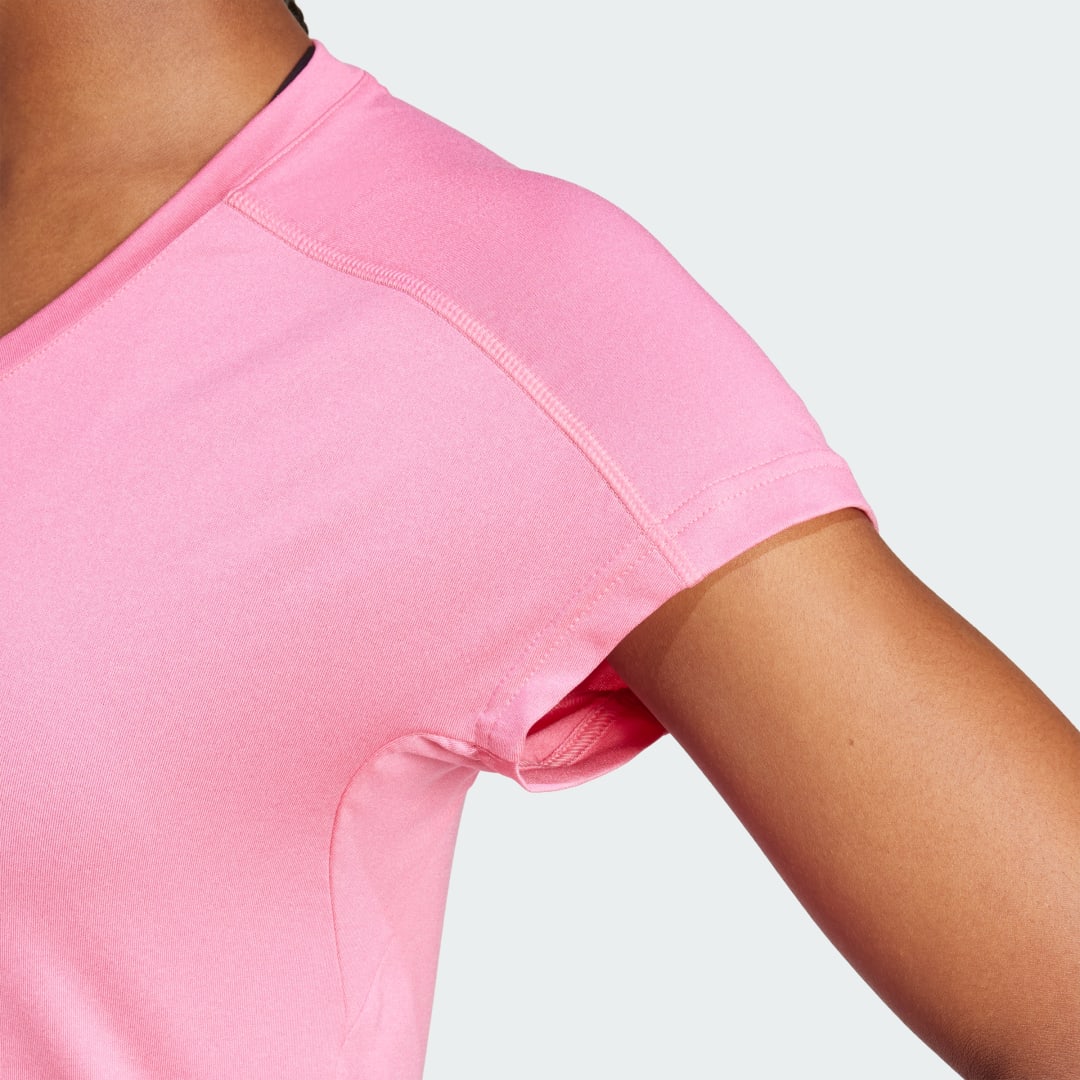 Adidas AEROREADY Train Essentials Minimal Branding V-hals T-shirt