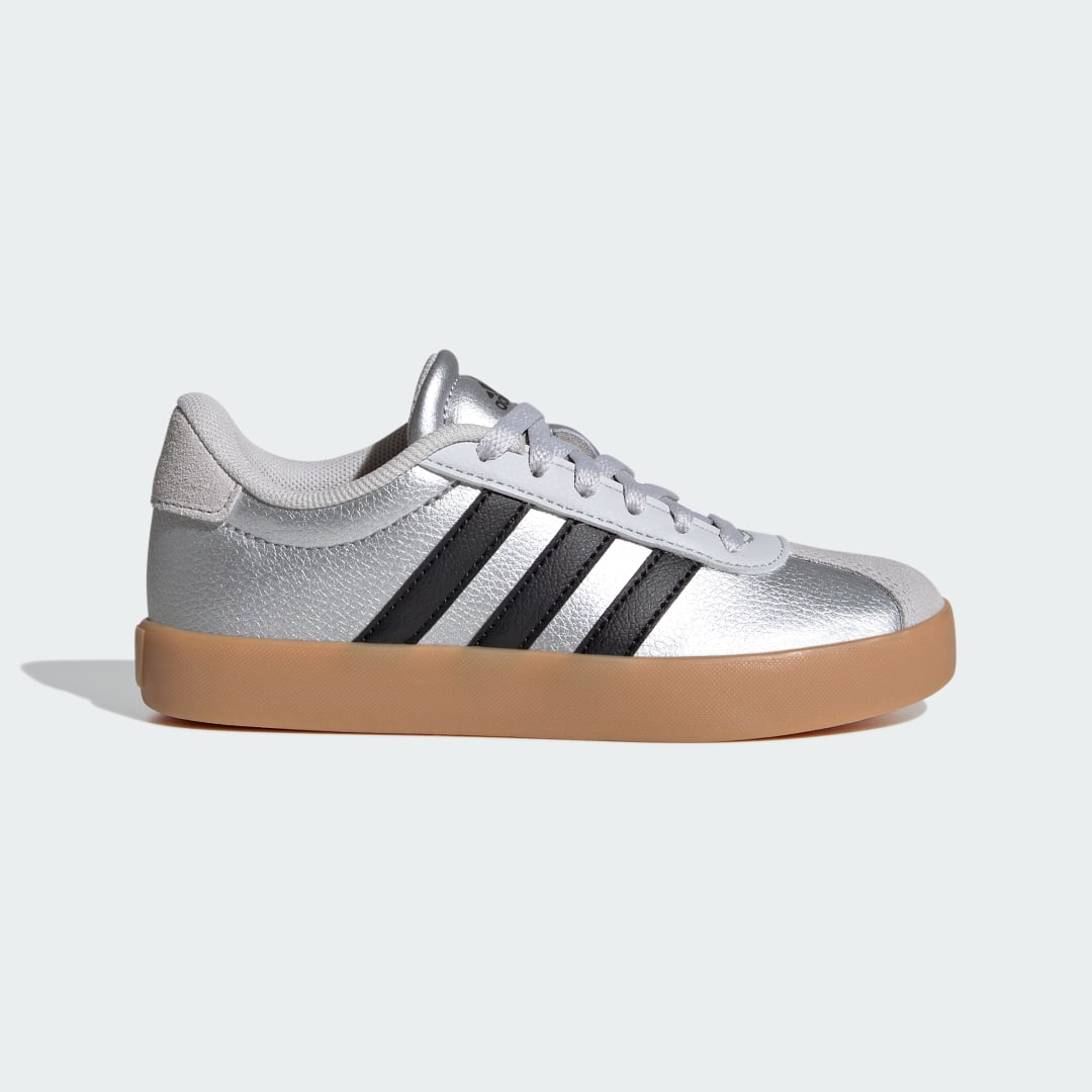 Adidas Vl Court 3.0 Silver Metallic / Core Black / Light Solid Grey