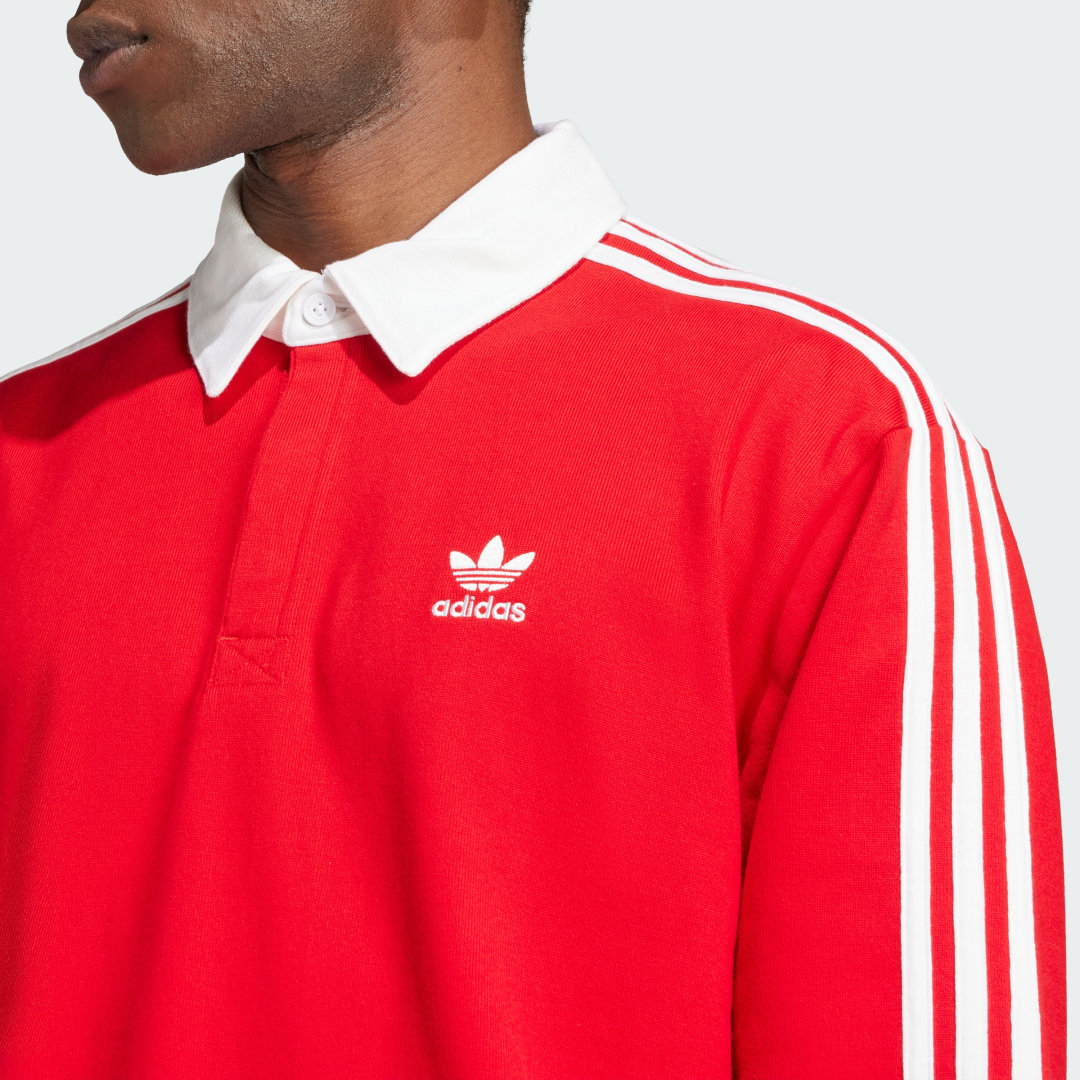

adidas Camiseta Polo de Rugby Adicolor Hombre