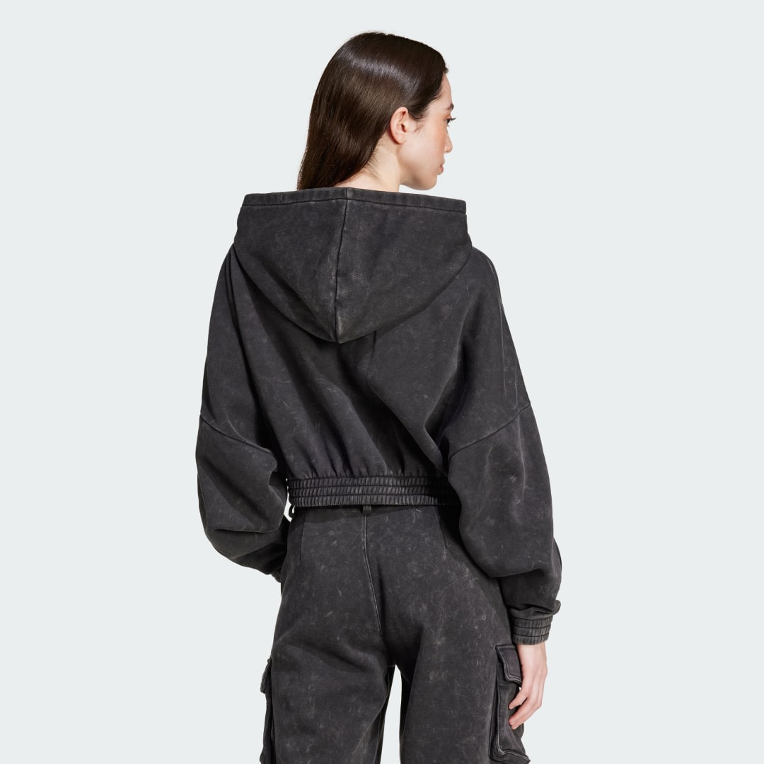 Adidas Washed-Out Crop Oversized Ritshoodie
