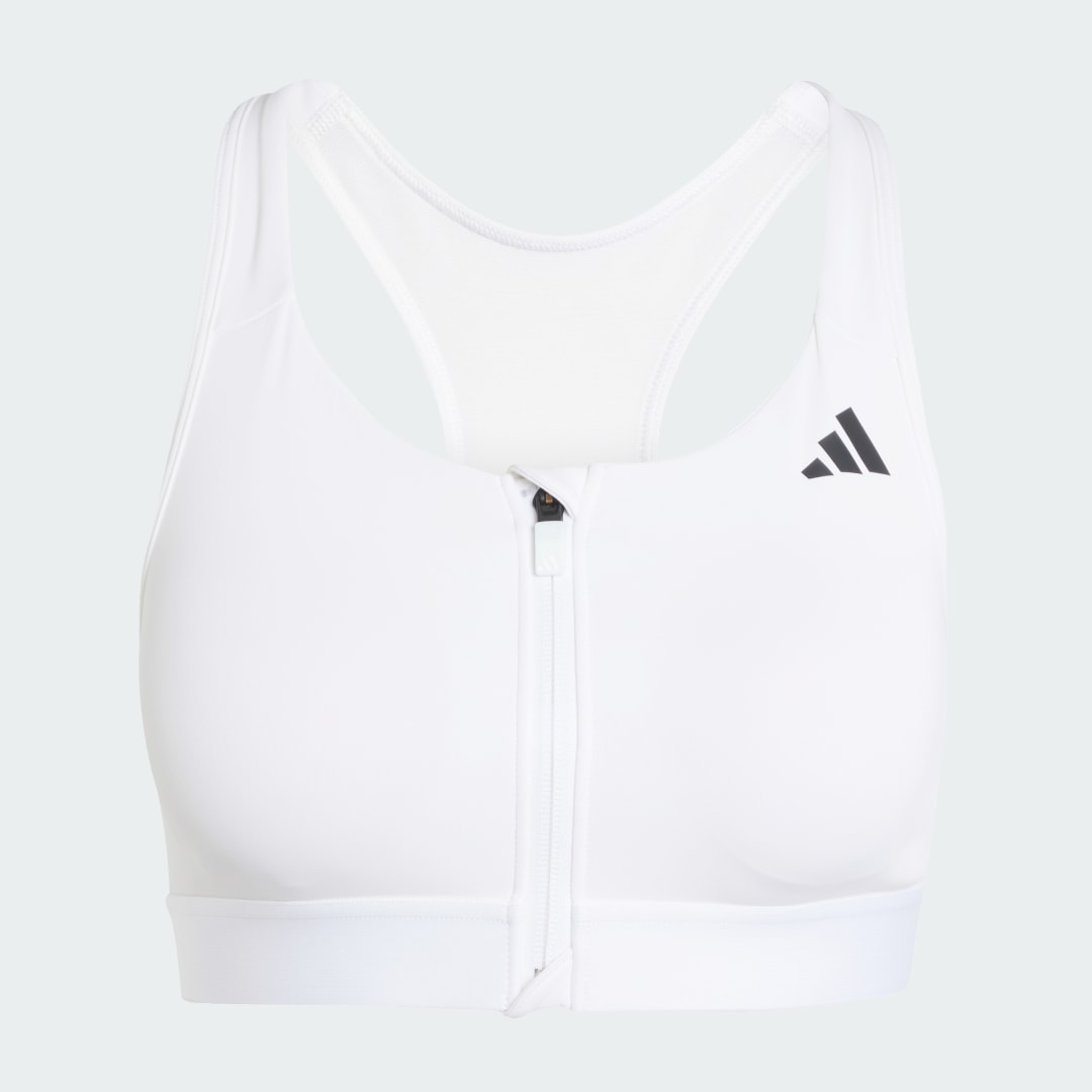 Brassière zippée Powerreact Training Maintien moyen - vue 4