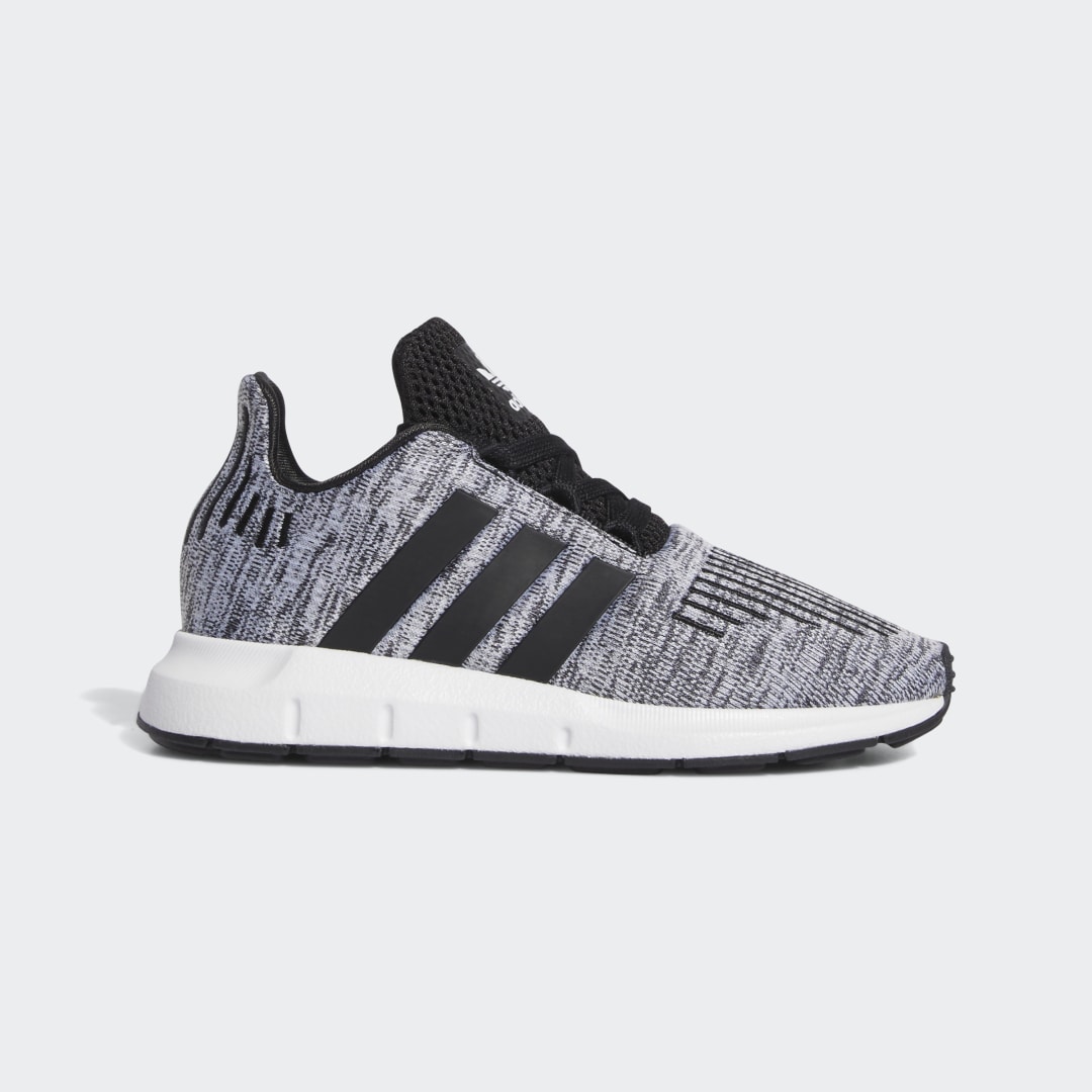 Adidas Swift Run kindersneaker zwart en wit