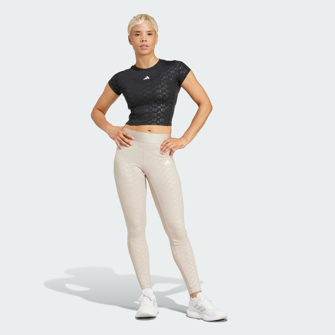Adidas Hyperglam Training Emboss T-shirt