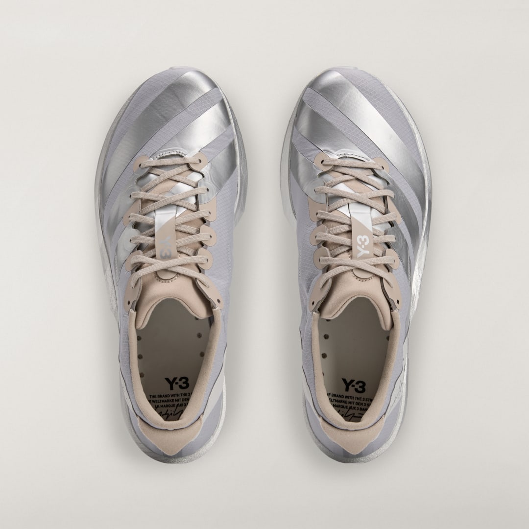 Sneakers Y-3 Adios 9 Silver Met./ Silver Met./ Light Brown - KI6877