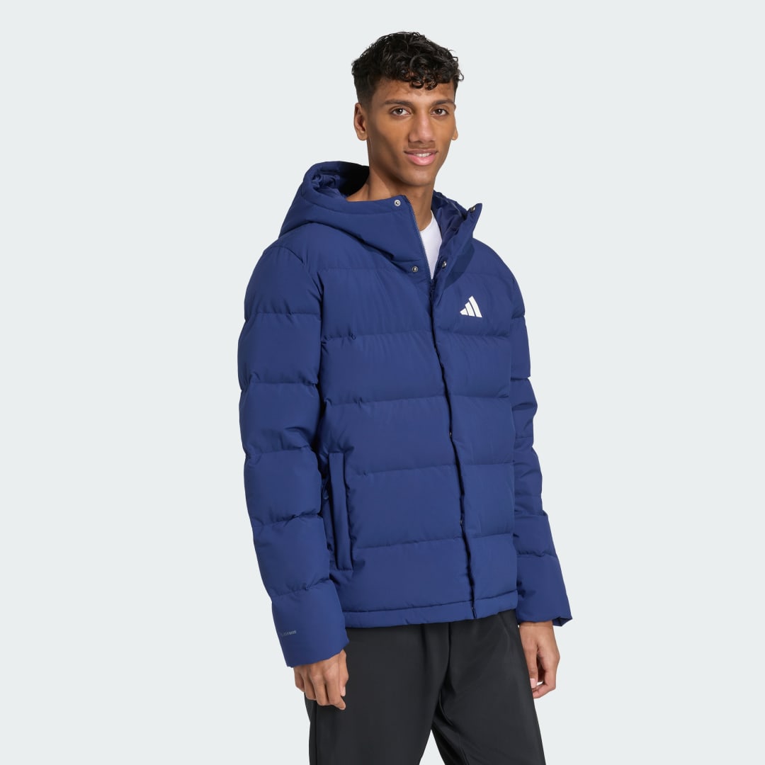 Adidas Helionic CLIMAWARM Donsjack met Capuchon
