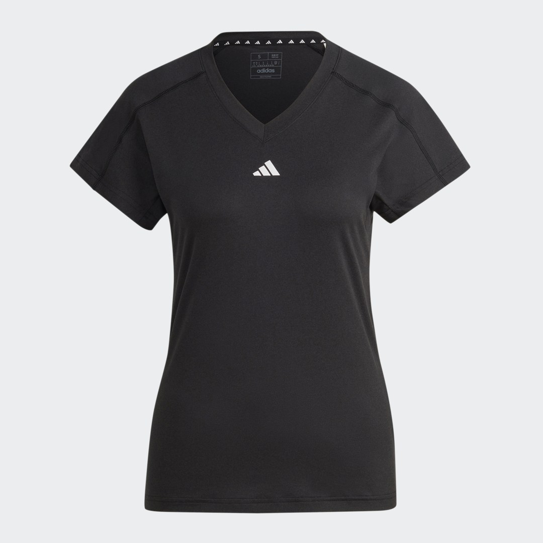 Image of T-shirt AEROREADY Train Essentials Minimal Branding V-Neck cod002