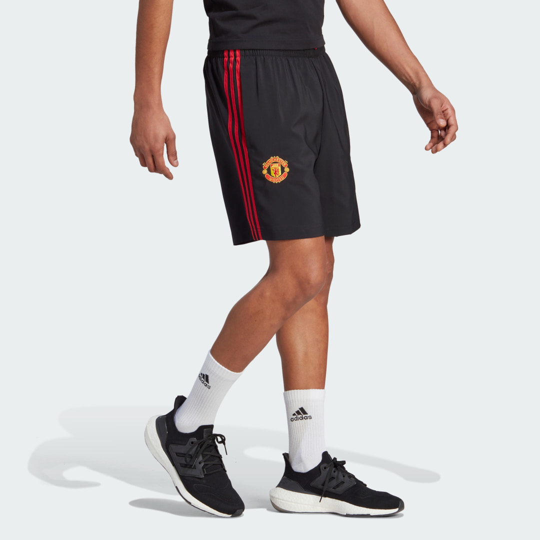 Image of adidas Manchester United DNA Shorts Black L - Men Soccer Shorts