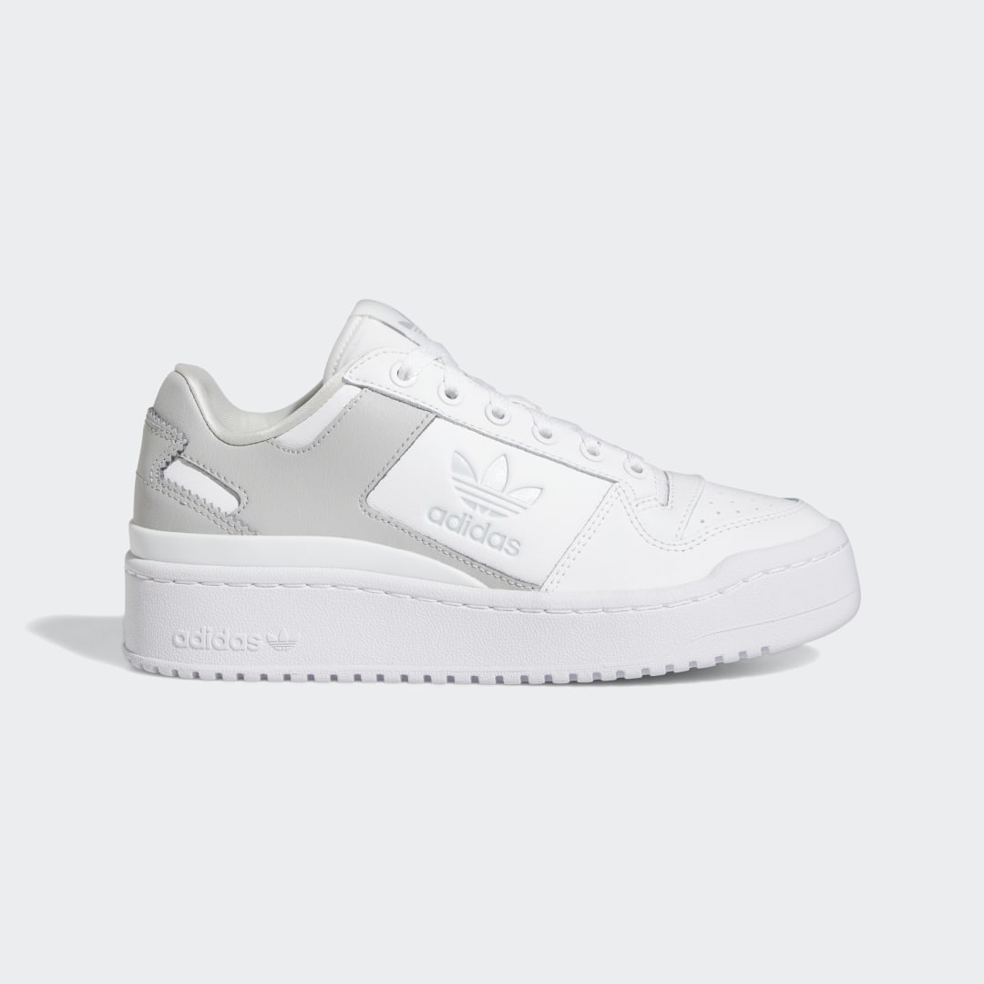 Adidas Forum Bold kindersneaker grijs, wit en roze