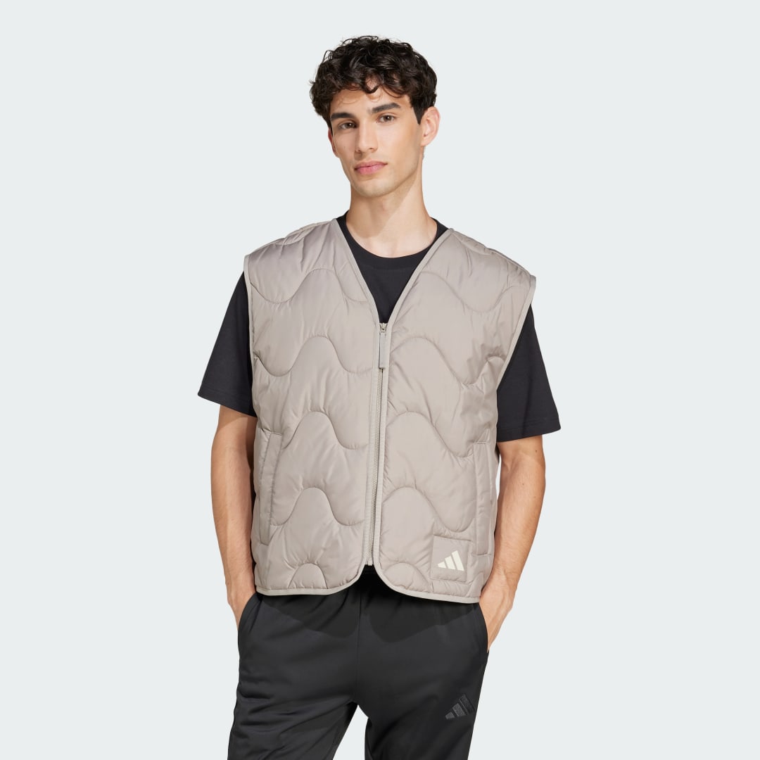 Adidas Sportswear Bodywarmer met logopatc model 'NUGANIC'