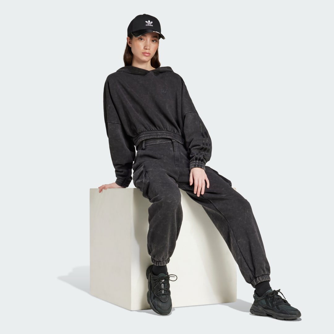Adidas Washed-Out Crop Oversized Ritshoodie