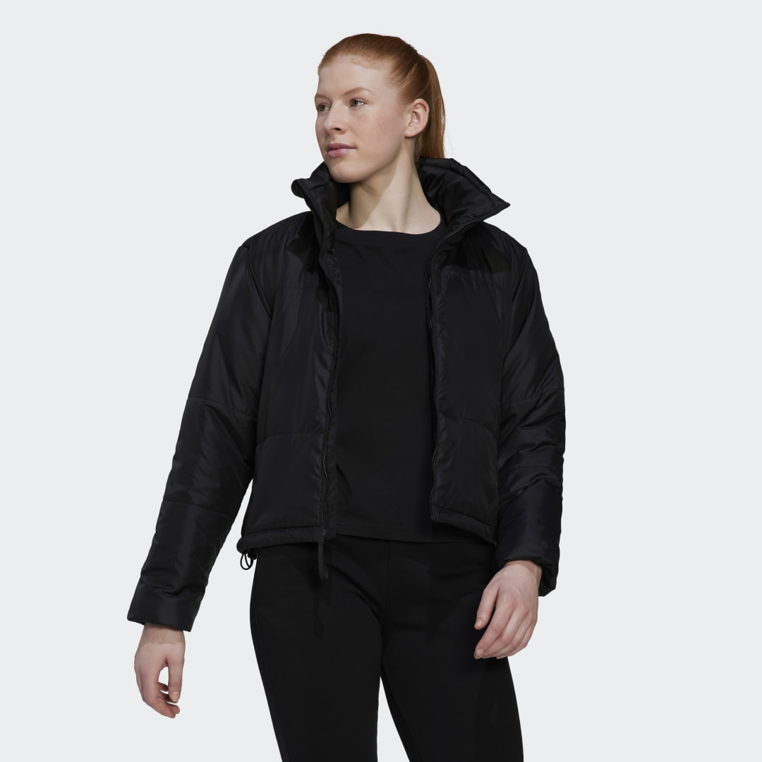 Image of adidas BSC Insulated Jacket Black L - Women Lifestyle Jackets