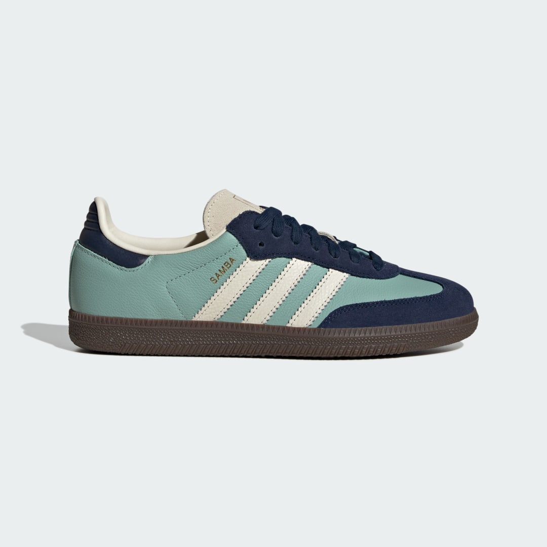 Adidas Samba Og Hazy Green / Cream White / Night Indigo