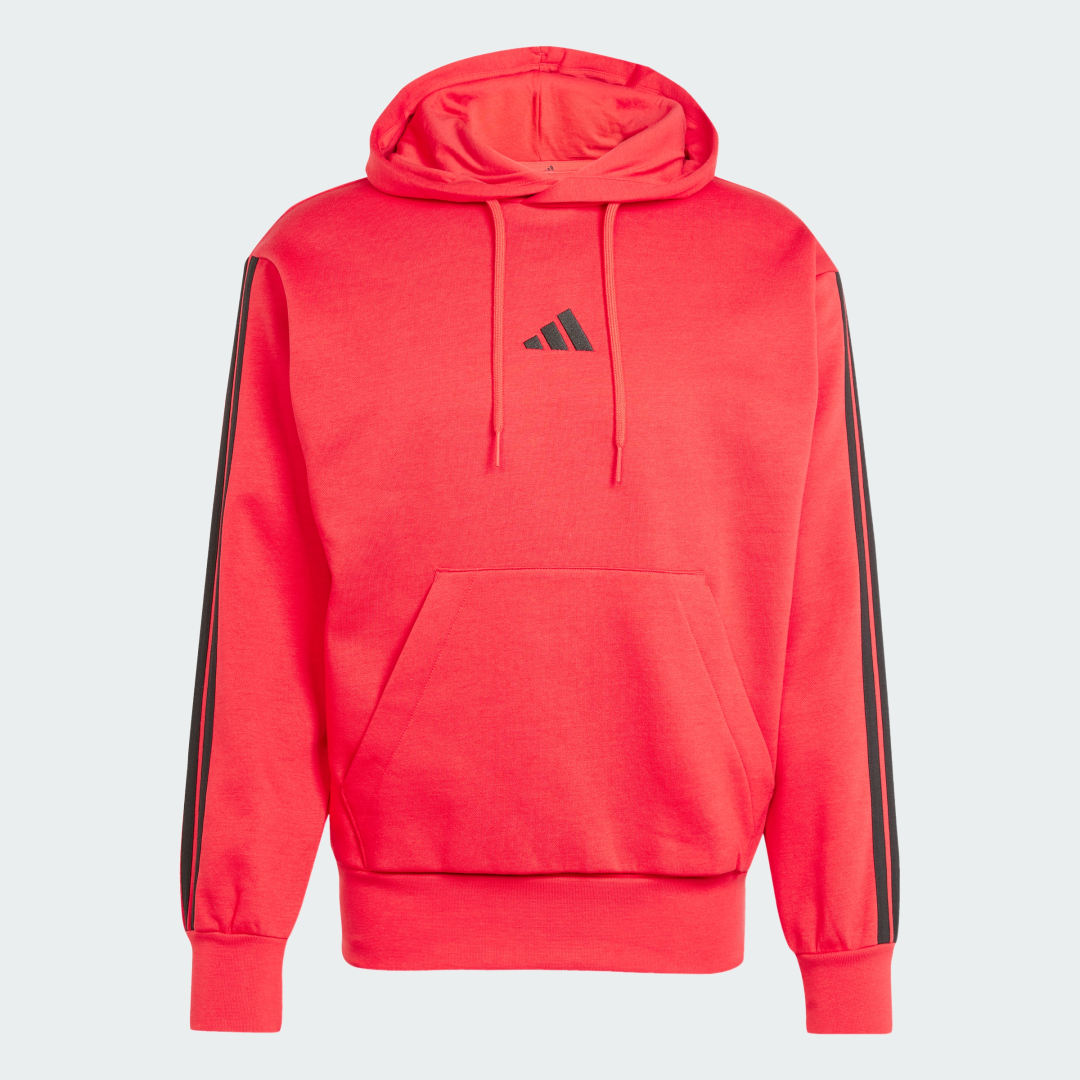 Adidas Essentials 3-Stripes Fleece Hoodie