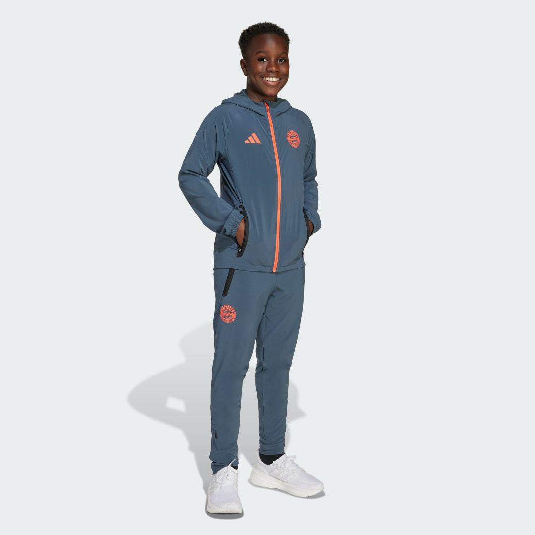 Thumbnail - FC Bayern München Tiro 25 Competition Vis Tech Travel Jacke für Kinder