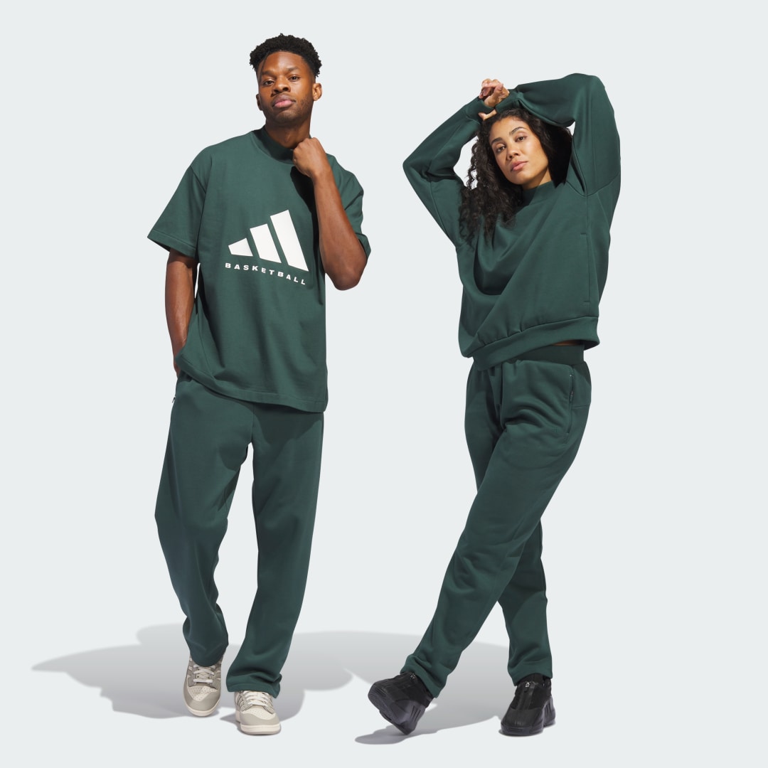 Adidas Originals One Fleece Jogging Broek Trainingsbroeken Heren mineral green maat: XL beschikbare maaten:S L XL