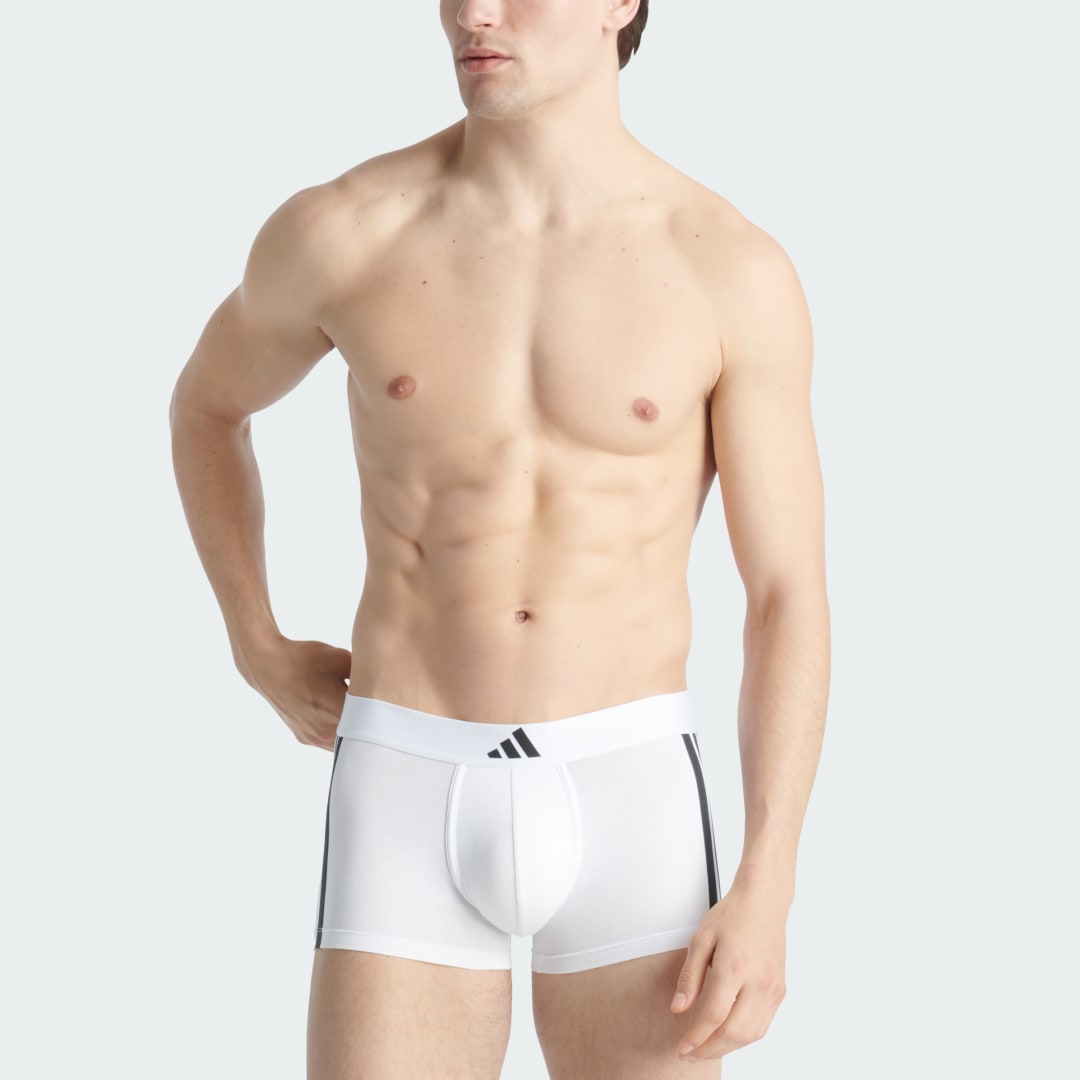 Adidas Active Flex Cotton 3-Stripes Low Rise Boxershort 2-Pack Ondergoed
