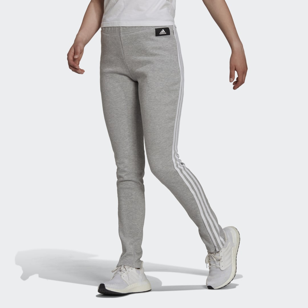 Брюки-скинни adidas Sportswear Future Icons 3-Stripes Серый H39808 